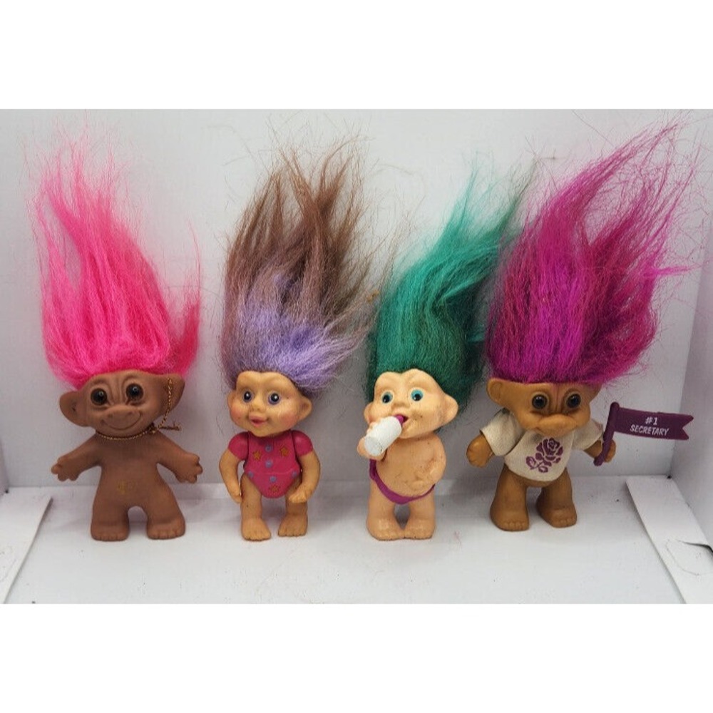 Lot of 4 Trolls including Babies